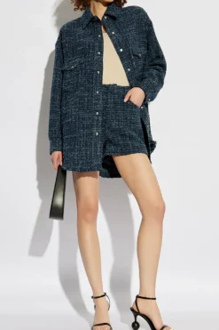 Iro NAVY BLUE Shorts Bonnia