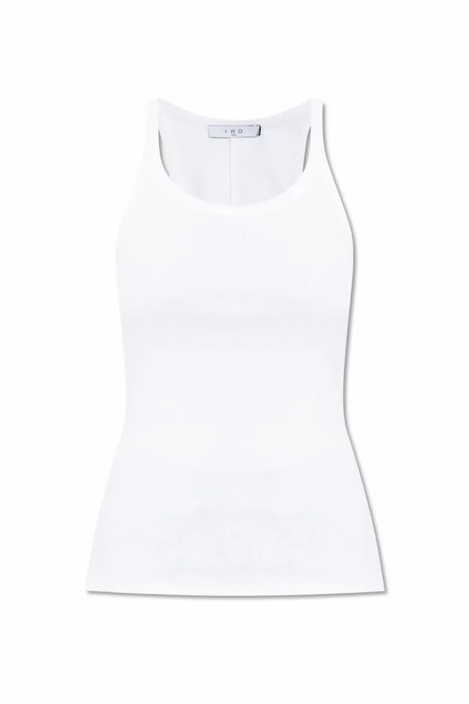 Iro WHITE Ribbed top `Palissa`