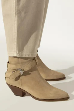Isabel Marant beige Deivy Heeled Boots