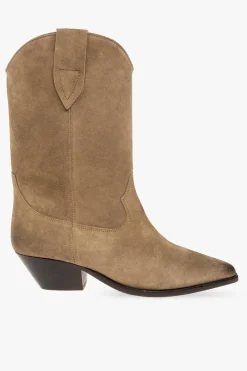 Isabel Marant beige ‘Duerto’ heeled ankle boots