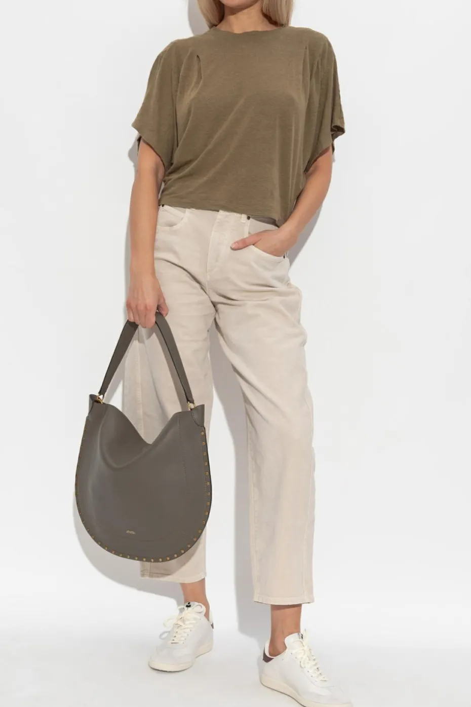 Isabel Marant beige "Oriane" jeans