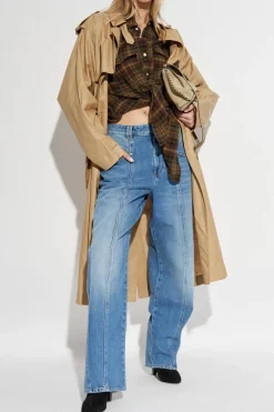 Isabel Marant beige Trench 'Freanne'