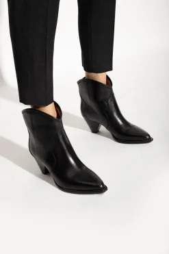 Isabel Marant BLACK ‘Darizo’ heeled ankle boots