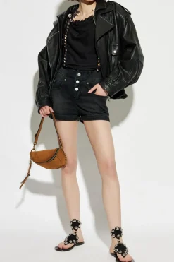Isabel Marant BLACK Denim shorts Jovany