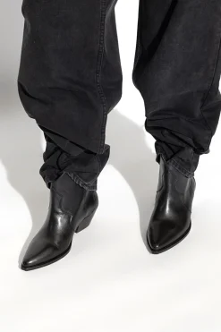 Isabel Marant BLACK ‘Dewina’ heeled ankle boots