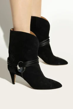 Isabel Marant BLACK Heeled ankle boots `Dytho`