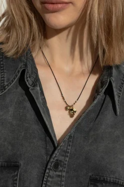 Isabel Marant BLACK Necklace with pendants