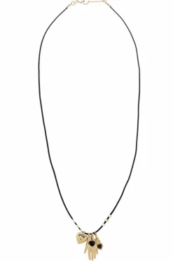 Isabel Marant BLACK Necklace with pendants
