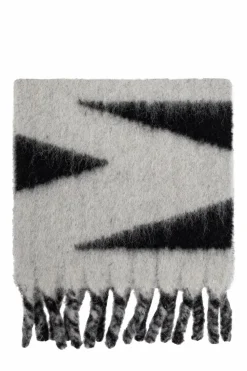 Isabel Marant BLACK Scarf with the "Loliana" logo