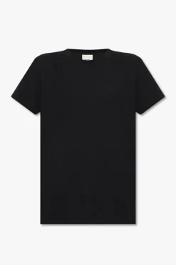 Isabel Marant BLACK ‘Vidal’ T-shirt with logo