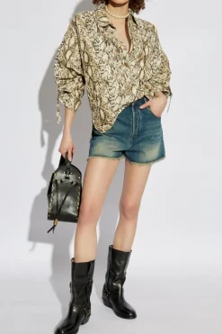 Isabel Marant BLUE Shorts Lesia