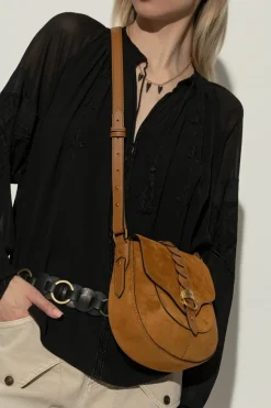 Isabel Marant BROWN Altay Small shoulder bag