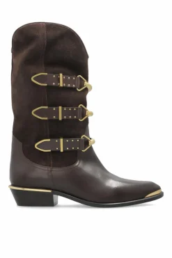 Isabel Marant BROWN Cowboy boots `Mexia`