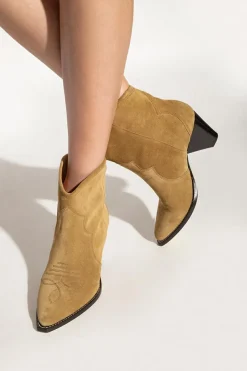 Isabel Marant BROWN ‘Darizo’ heeled ankle boots