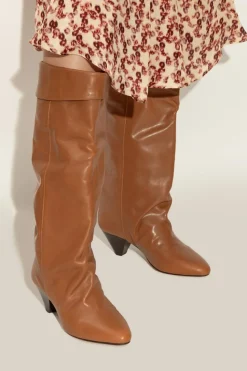 Isabel Marant BROWN Heeled boots `Elita`