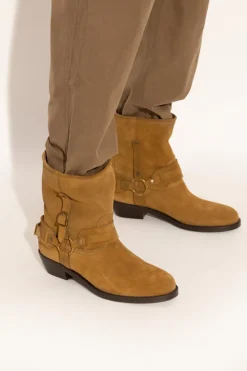 Isabel Marant BROWN "Ildred" ankle boots