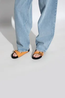 Isabel Marant BROWN ‘Lennyo’ suede slides
