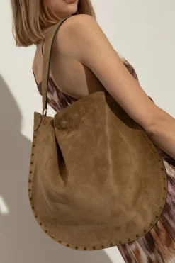 Isabel Marant BROWN Oskan hobo bag