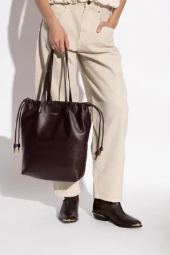 Isabel Marant BROWN Shopper bag "Silven"