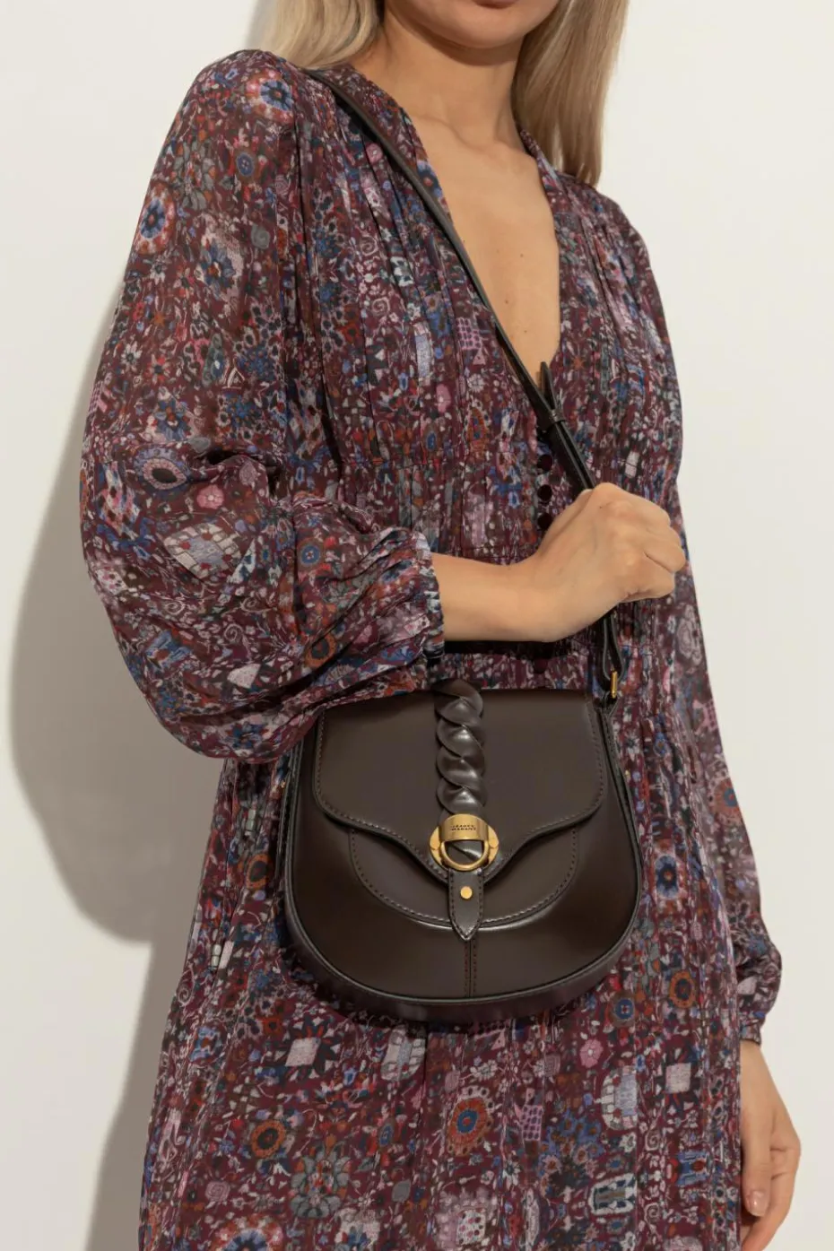 Isabel Marant BROWN Shoulder bag `Altay Small`