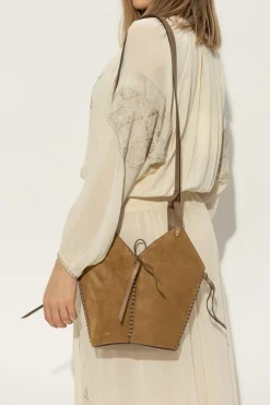 Isabel Marant BROWN Shoulder bag Tampa Mini