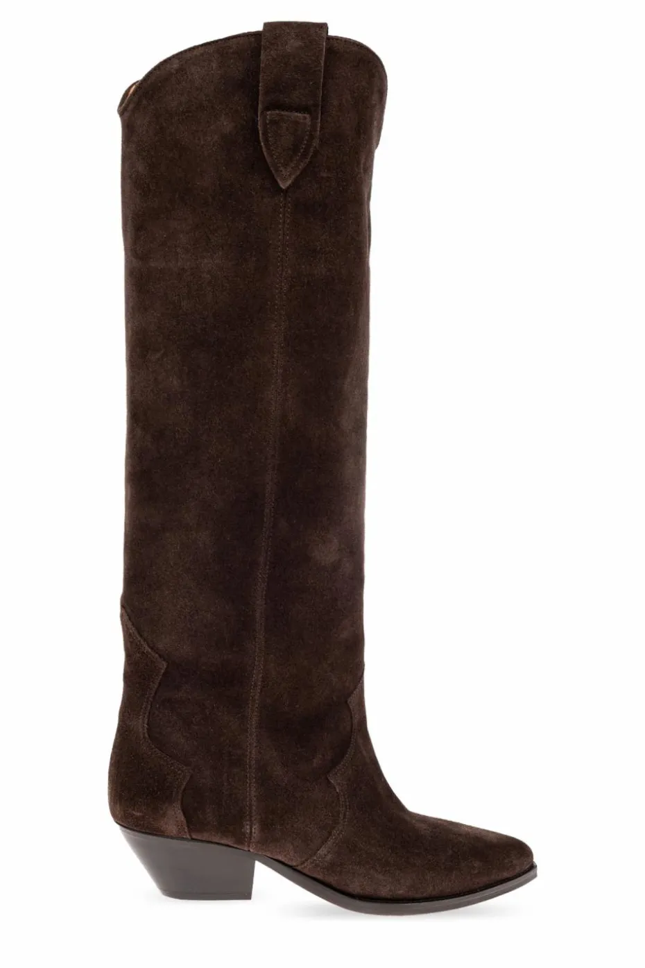 Isabel Marant BROWN Suede heeled boots `Denvee`