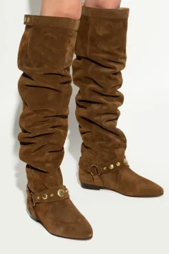 Isabel Marant BROWN Suede boots "Selize"