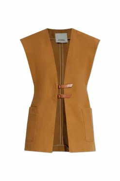 Isabel Marant BROWN Vest Falila