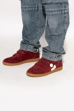 Isabel Marant BURGUNDY "Beth" sports shoes