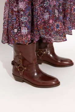 Isabel Marant BURGUNDY Boots `Ildred`