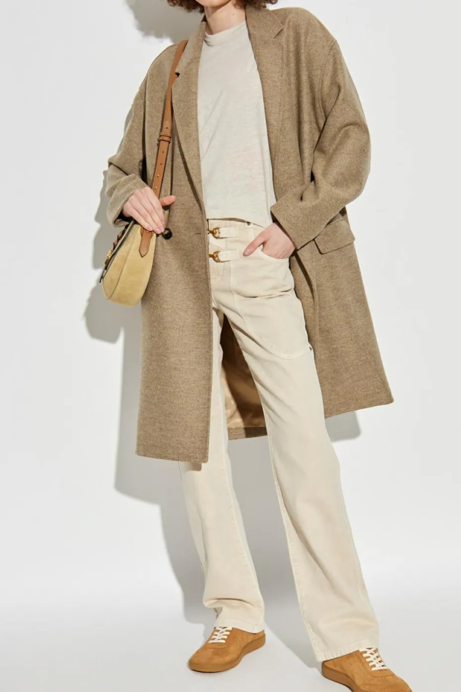 Isabel Marant cream "Brinley" jeans
