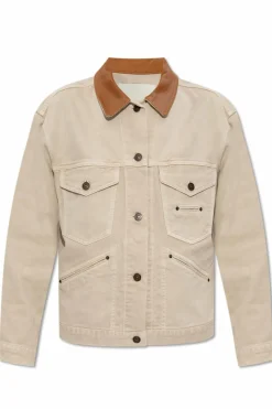 Isabel Marant cream "Petunia" denim jacket