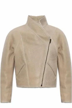 Isabel Marant cream Sheepskin coat "Blondine"