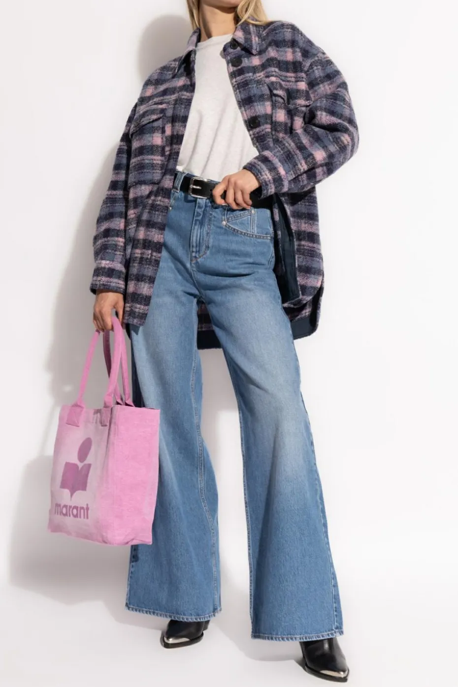 Isabel Marant cream Sweatshirt with Shad logo