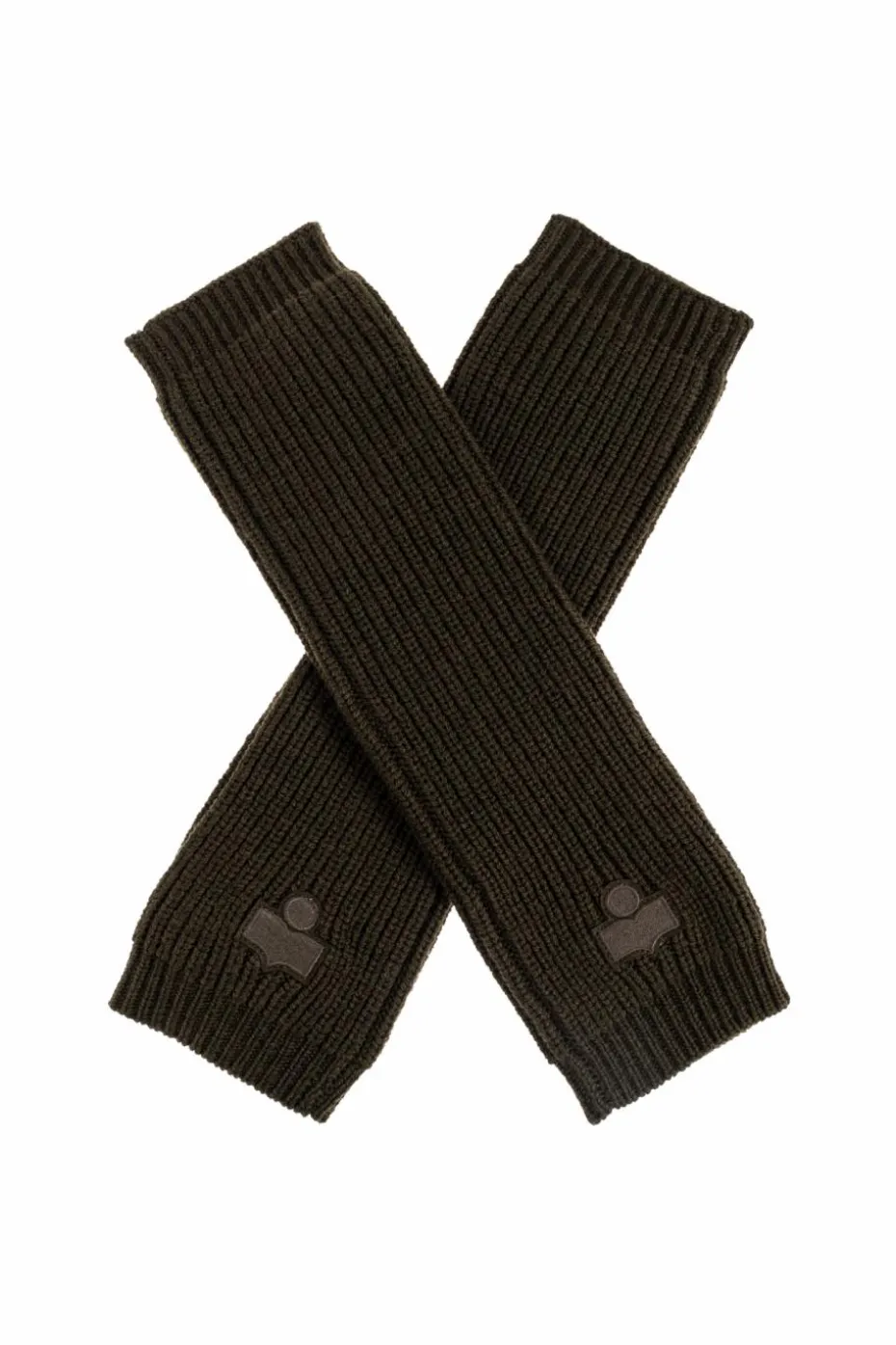 Isabel Marant GREEN "Enos" gloves