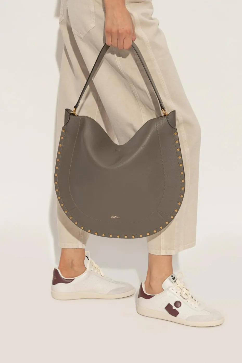 Isabel Marant GREEN Shoulder bag `Oskan Hobo`