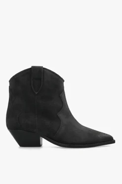 Isabel Marant NAVY BLUE āDewinaā heeled ankle boots