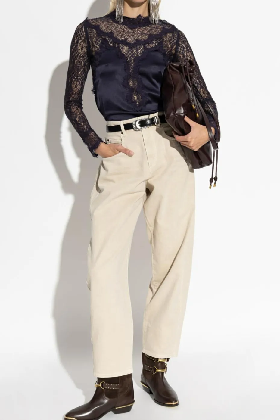 Isabel Marant NAVY BLUE Top "Diem"