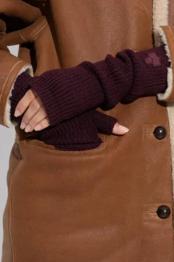 Isabel Marant PURPLE Gloves "Enos"
