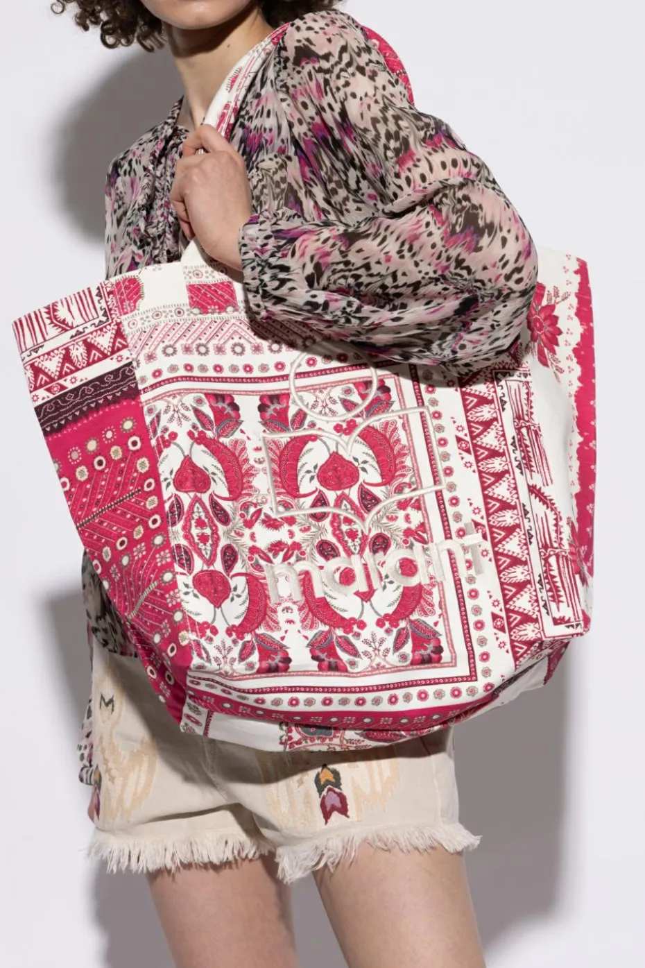 Isabel Marant RED Bag Yenky in shopper style