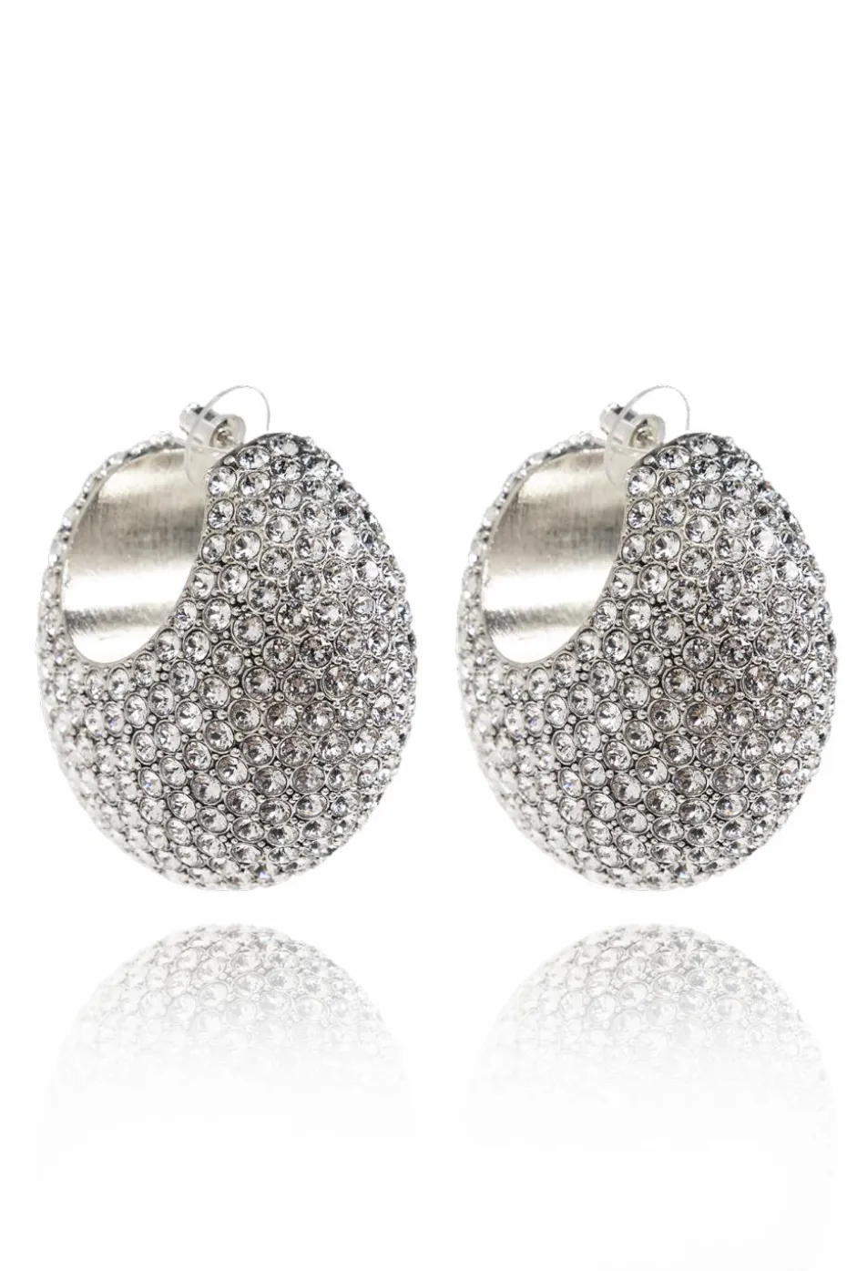 Isabel Marant SILVER Earrings with glass application