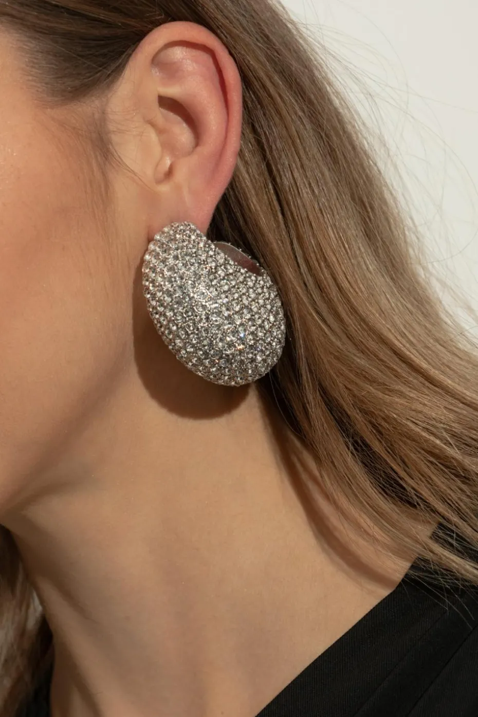 Isabel Marant SILVER Earrings with glass application