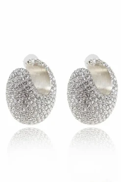 Isabel Marant SILVER Earrings with glass application