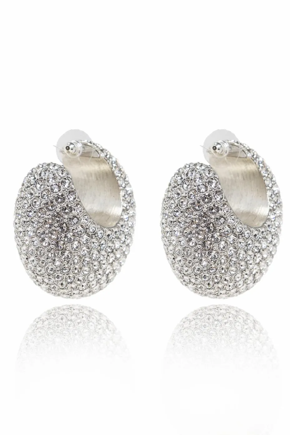 Isabel Marant SILVER Earrings with glass application