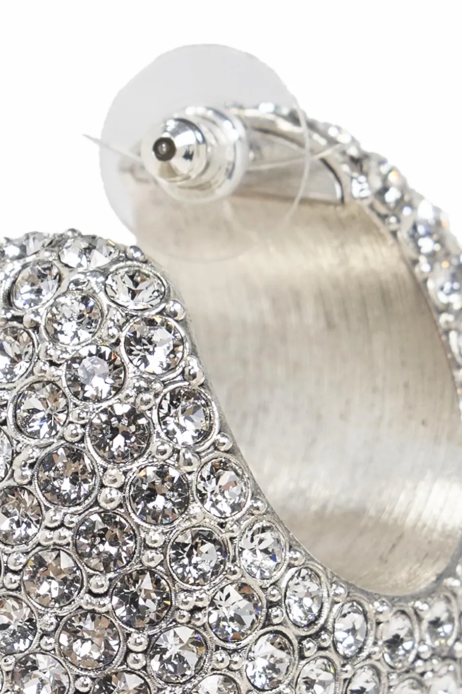 Isabel Marant SILVER Earrings with glass application