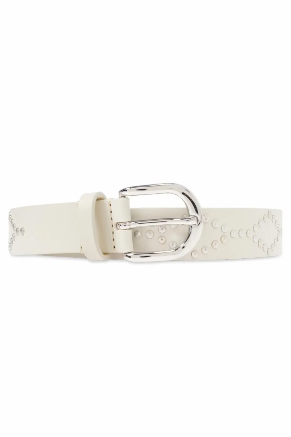 Isabel Marant WHITE Leather belt