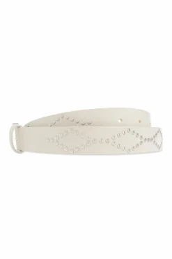 Isabel Marant WHITE Leather belt