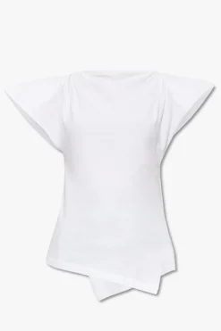 Isabel Marant WHITE ‘Sebani’ cotton T-shirt