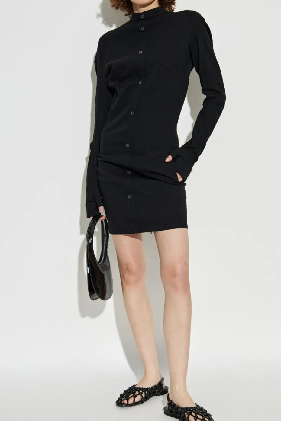 Issey Miyake BLACK Long sleeve dress