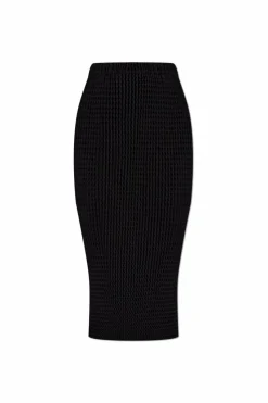 Issey Miyake BLACK Pleated skirt